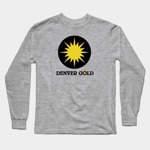 Denver Gold Long Sleeve T-Shirt by HeyBeardMon